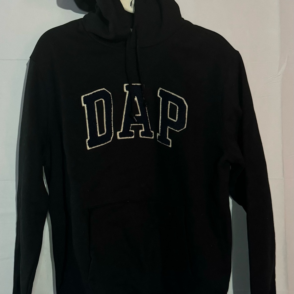 DAP Black Hoodie Sweatshirt Pullover Style